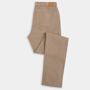 Genteal Billings Pants Classic Fit 5 Pocket Stretch Canvas Mens Size 42x32 Khaki